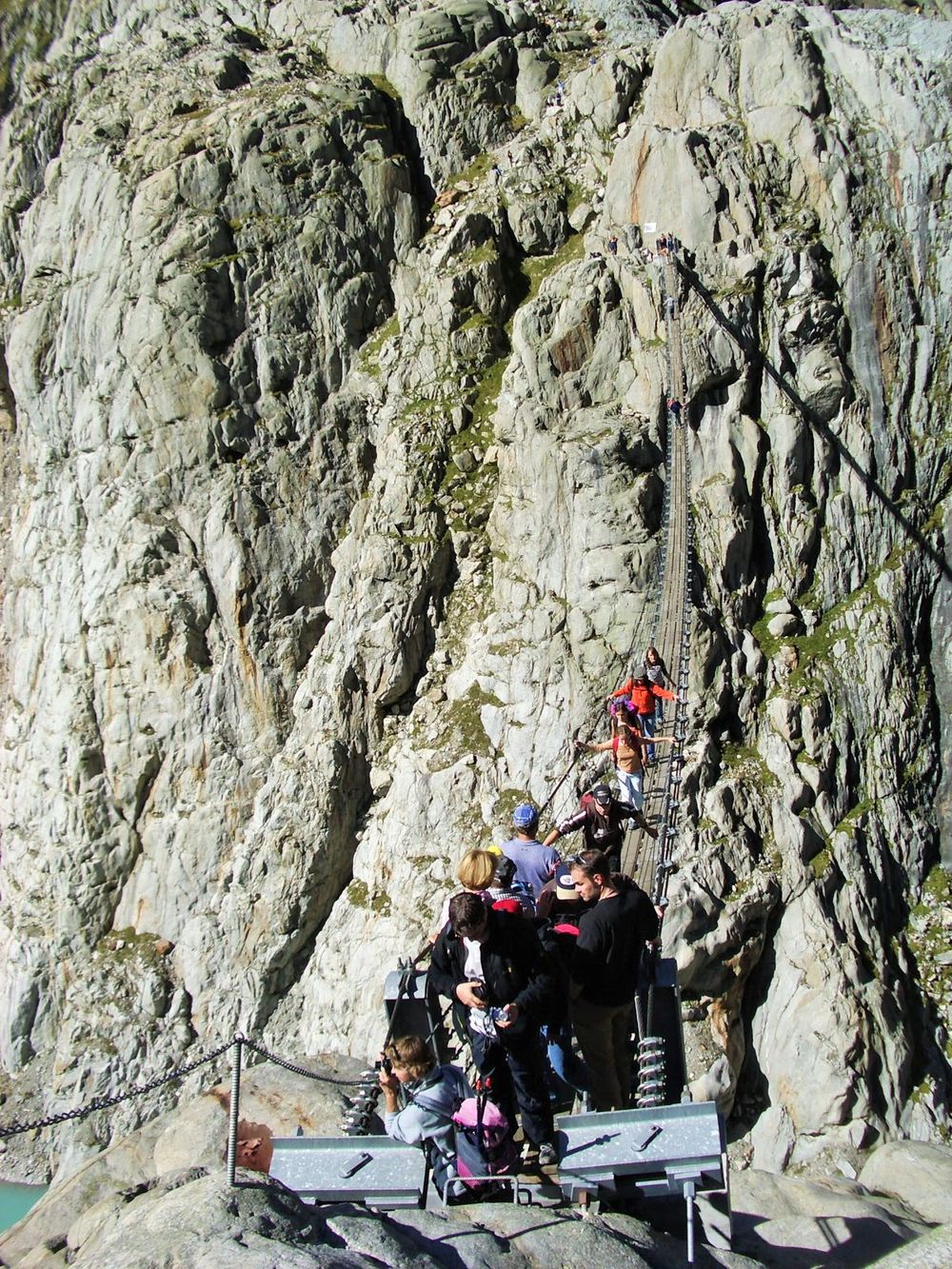 The first Trift bridge, photographed in 2007.