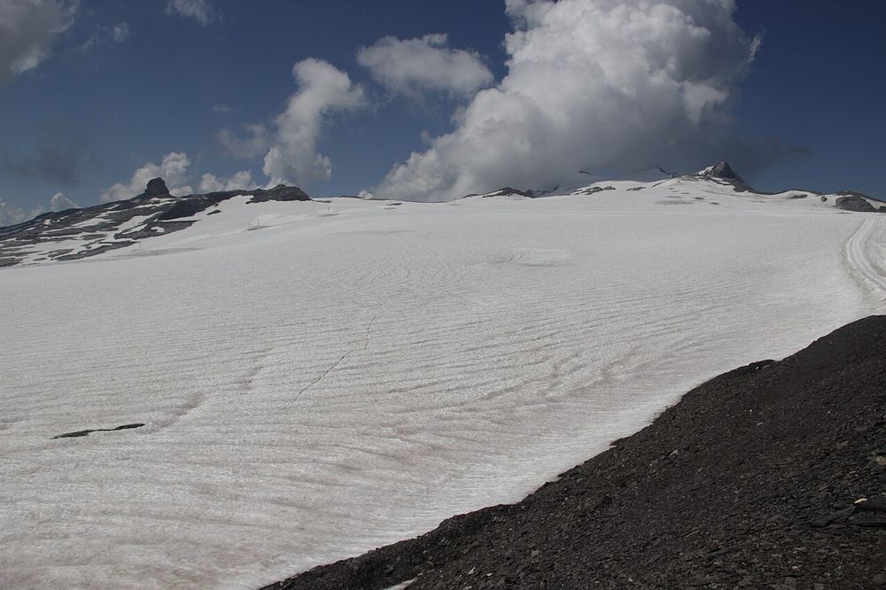 The Tsanfleuron Glacier in 2018.