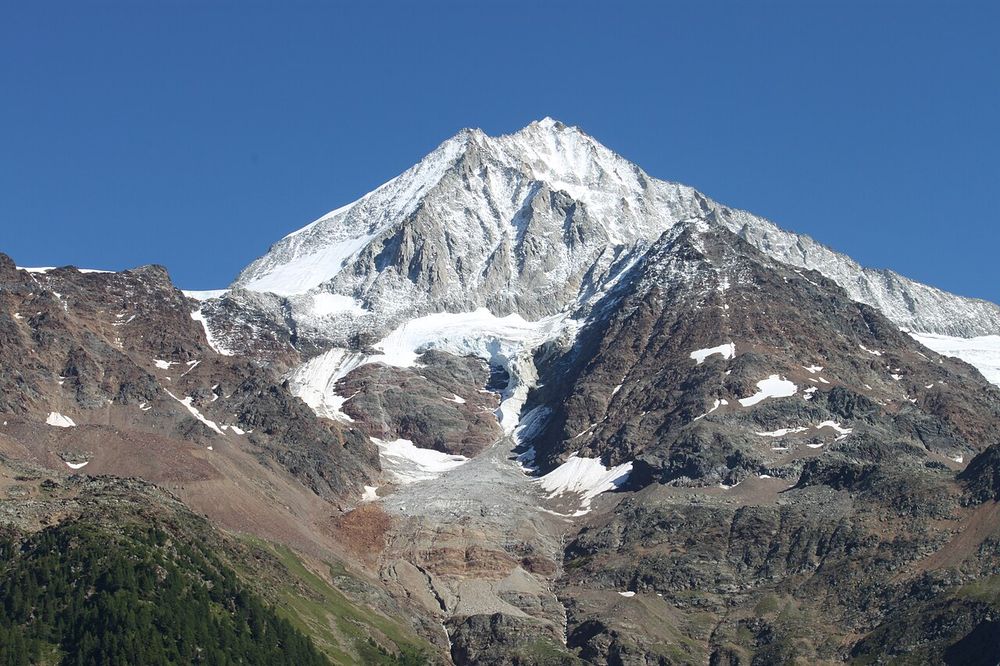 Birchgletscher in 2010.