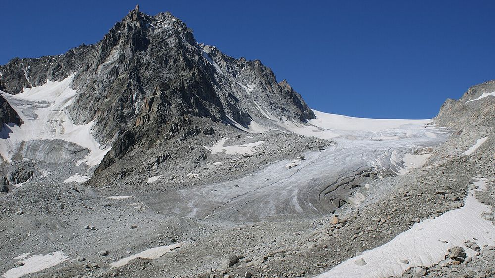 Glacier d'Orny in 2009.