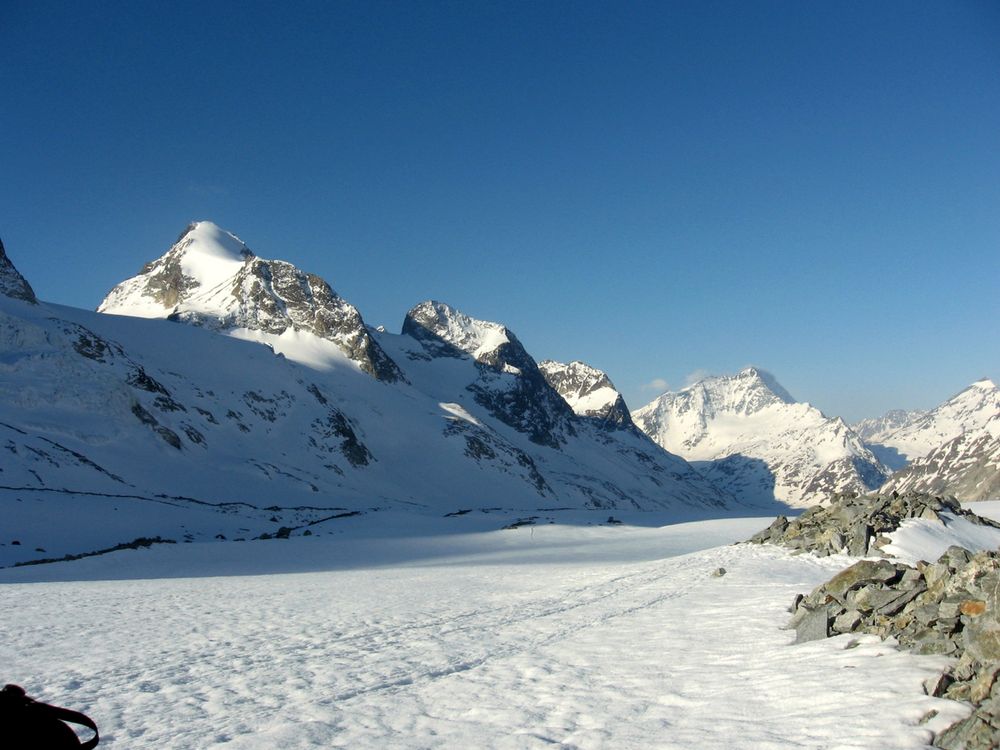 Glacier d'Otemma zentral in 2007.