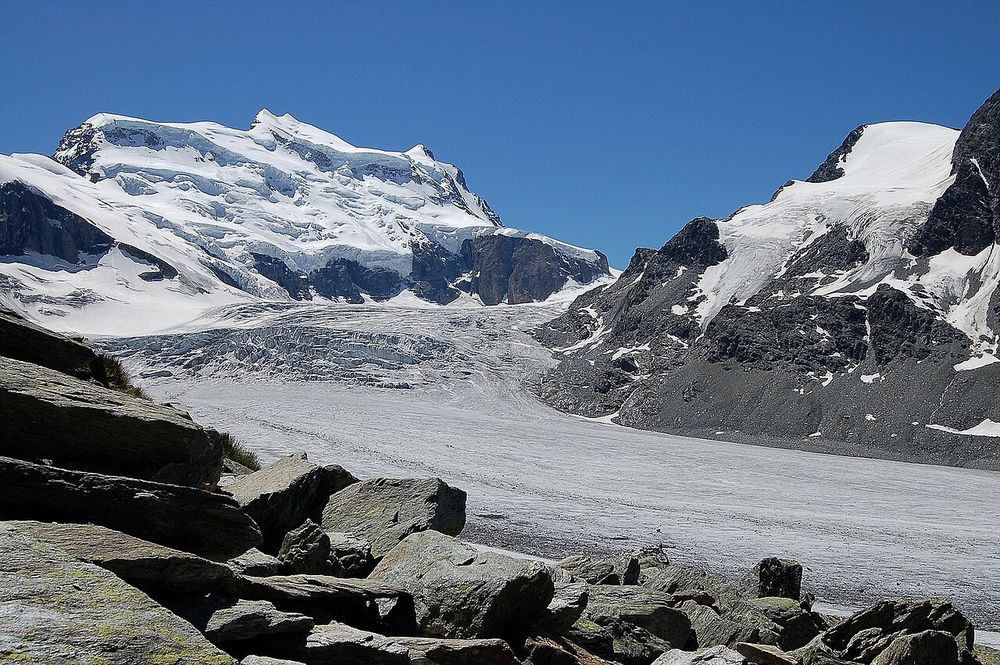 Glacier de Corbassière in 2007.