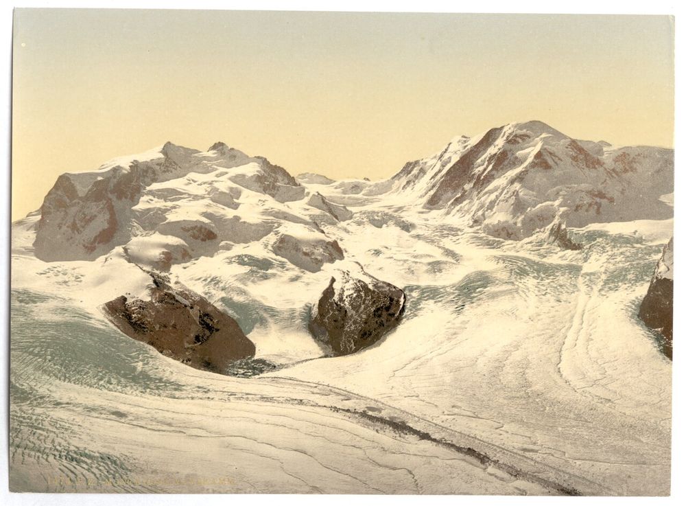 Around 1890–1900, with Monte Rosa and the Lyskamm. Photochrom print, Library of Congress.