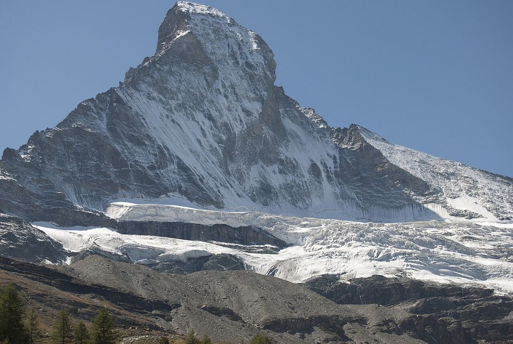 Matterhorngletscher in 2011.