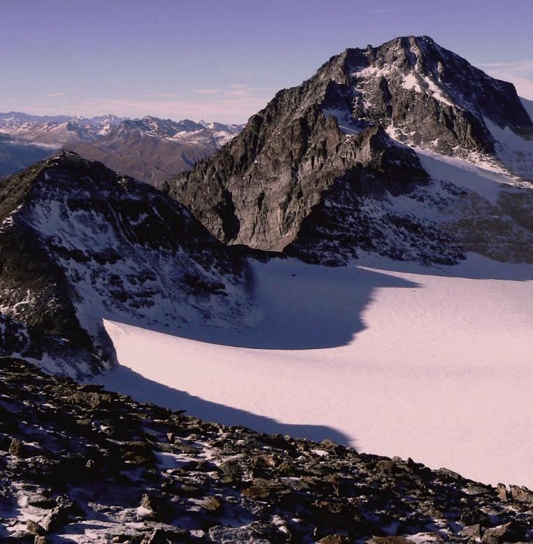 Paradiesgletscher in 2008.