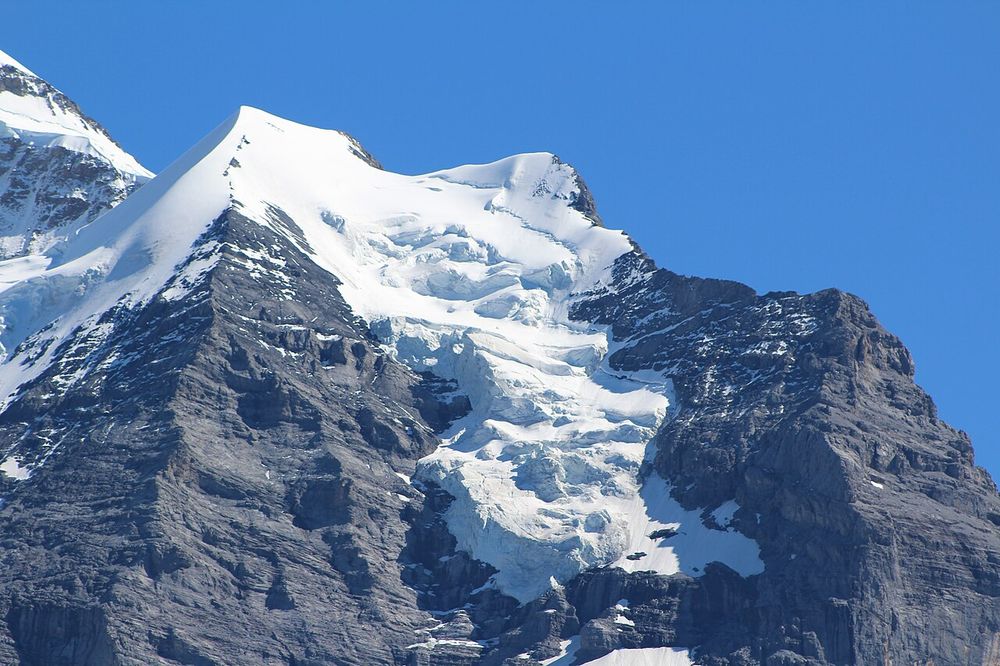 Silberhorngletscher in 2016.