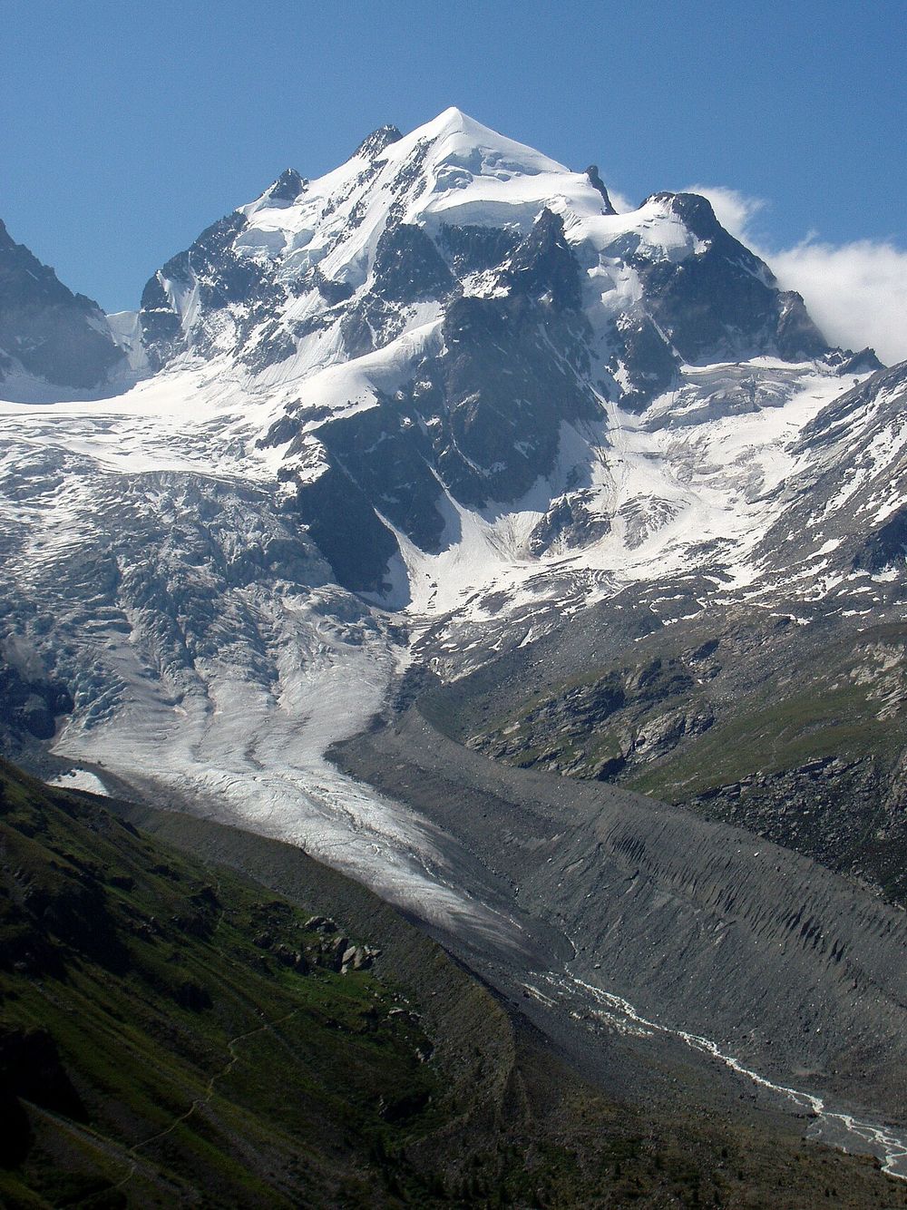 Vadret da Tschierva in 2005.